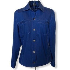 Koret Brand Lightweight Jacket Blue Size Small